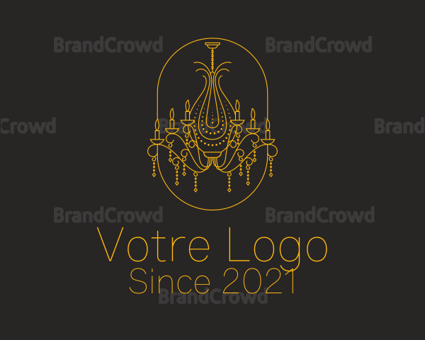 Golden Royal Chandelier Logo