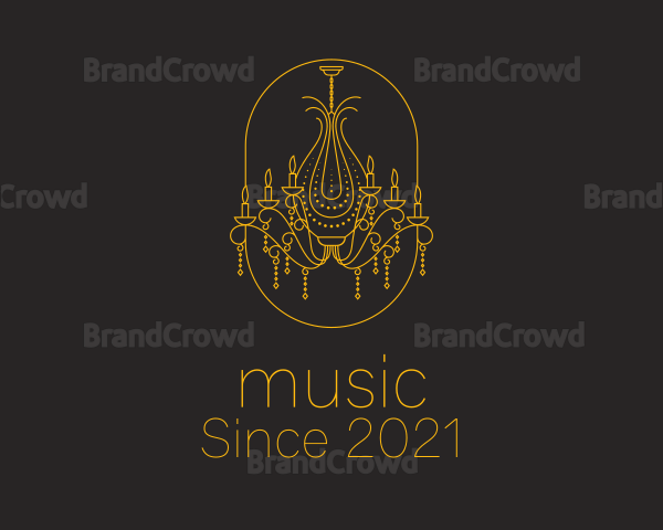 Golden Royal Chandelier Logo