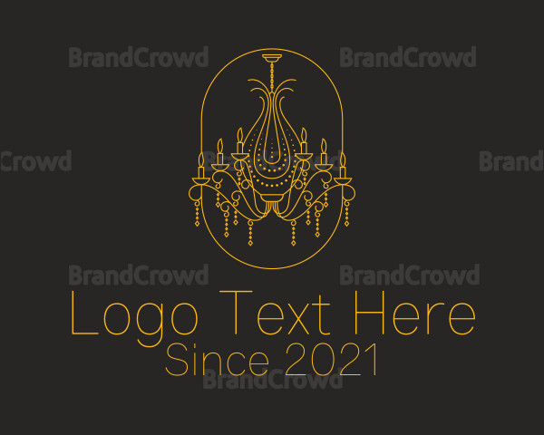 Golden Royal Chandelier Logo