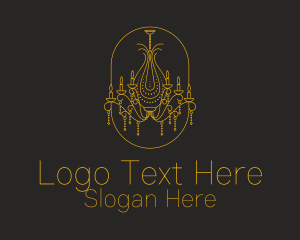 Golden Royal Chandelier  Logo