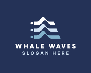 Professional Wave Startup logo design