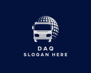 Driver - Global Truck Logistics logo design