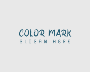 Marker - School Brush Writing logo design