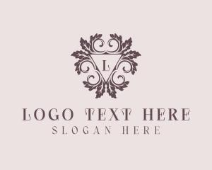 Luxury Floral Leaf Logo