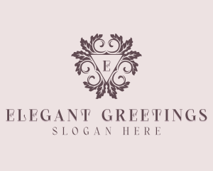 Luxury Floral Leaf logo design