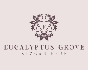 Luxury Floral Leaf logo design