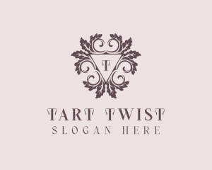 Luxury Floral Leaf logo design