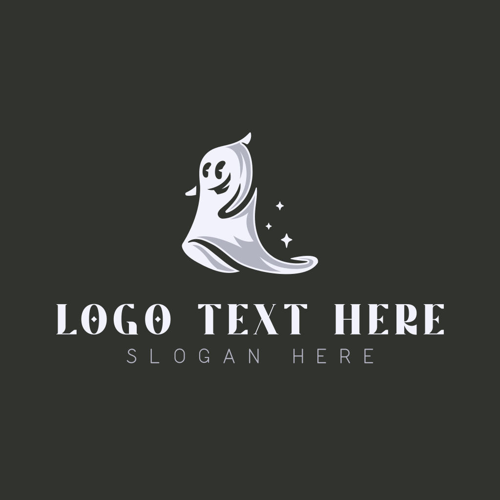 Spooky Ghost Halloween Logo | BrandCrowd Logo Maker