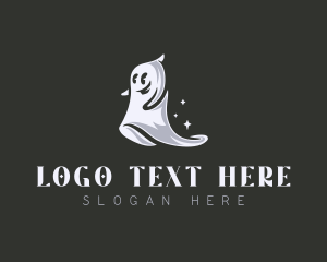 Spirit - Spooky Ghost Halloween logo design