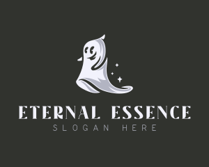 Spooky Ghost Halloween logo design