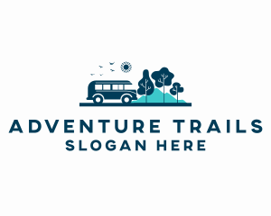 Outdoor Travel Van logo design