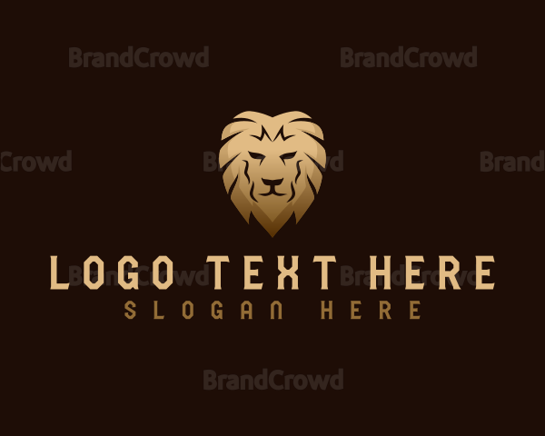 Premium Jungle Lion Logo