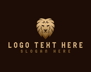 Premium - Premium Jungle Lion logo design
