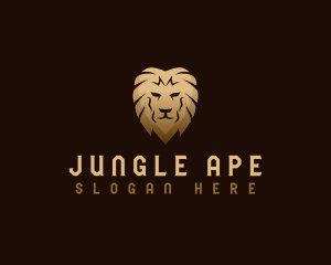 Premium Jungle Lion logo design