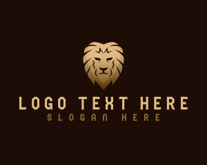 Feline - Premium Jungle Lion logo design