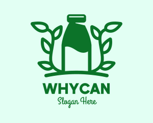 Organic Plant Milk logo design