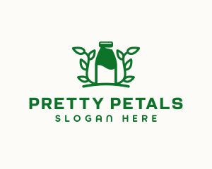 Organic Plant Milk logo design