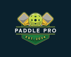 Pickleball Sports Varsity logo design