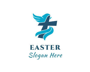 Peace - Christian Fellowship Cross logo design