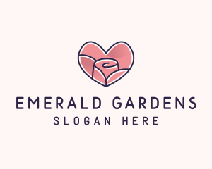 Rose Heart Florist logo design