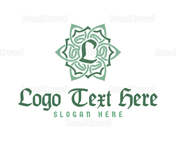 Celtic Floral Pattern Logo