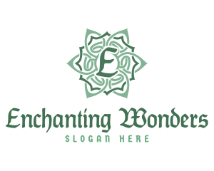 Celtic Floral Pattern logo design