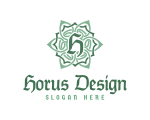 Celtic Floral Pattern logo design