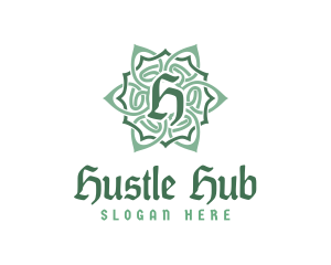 Celtic Floral Pattern logo design