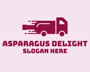 Wine Delivery Truck  logo design