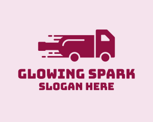 Wine Delivery Truck  logo design