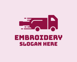 Wine Delivery Truck  logo design