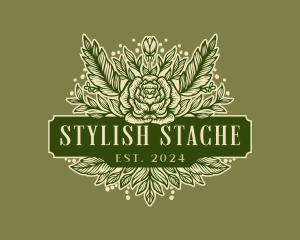 Stylish Florist Salon logo design