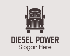 Diesel - Distribution Trucking Company logo design