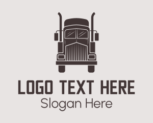 Distribution - Distribution Trucking Company logo design