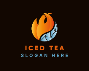 Industrial Ice Fire logo design