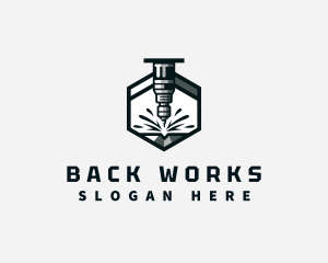 Industrial CNC Machine logo design