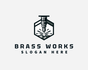 Industrial CNC Machine logo design