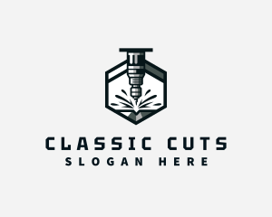 Industrial CNC Machine logo design