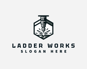 Industrial CNC Machine logo design