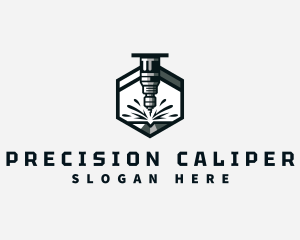 Industrial CNC Machine logo design