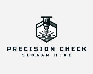 Industrial CNC Machine logo design