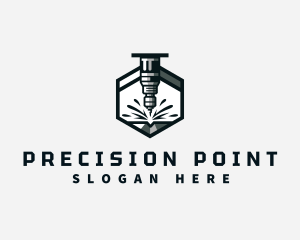 Industrial CNC Machine logo design