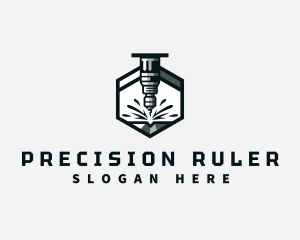 Industrial CNC Machine logo design