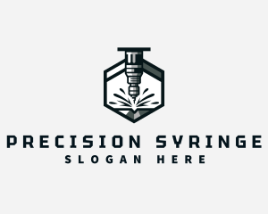 Industrial CNC Machine logo design