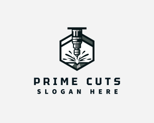 Industrial CNC Machine logo design