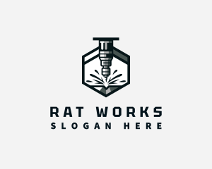 Industrial CNC Machine logo design