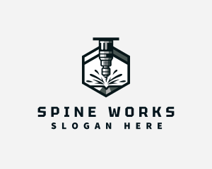 Industrial CNC Machine logo design