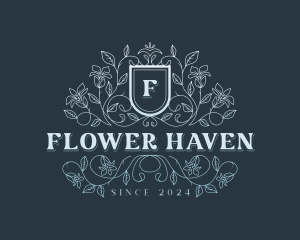 Floral Flower Boutique logo design