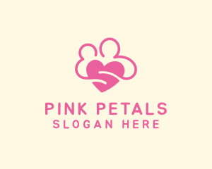 Pink Lovely Couple logo design