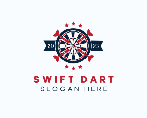 Arrow Dart Game logo design